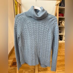 Michael Kors Light Blue Cowl Neck Sweater